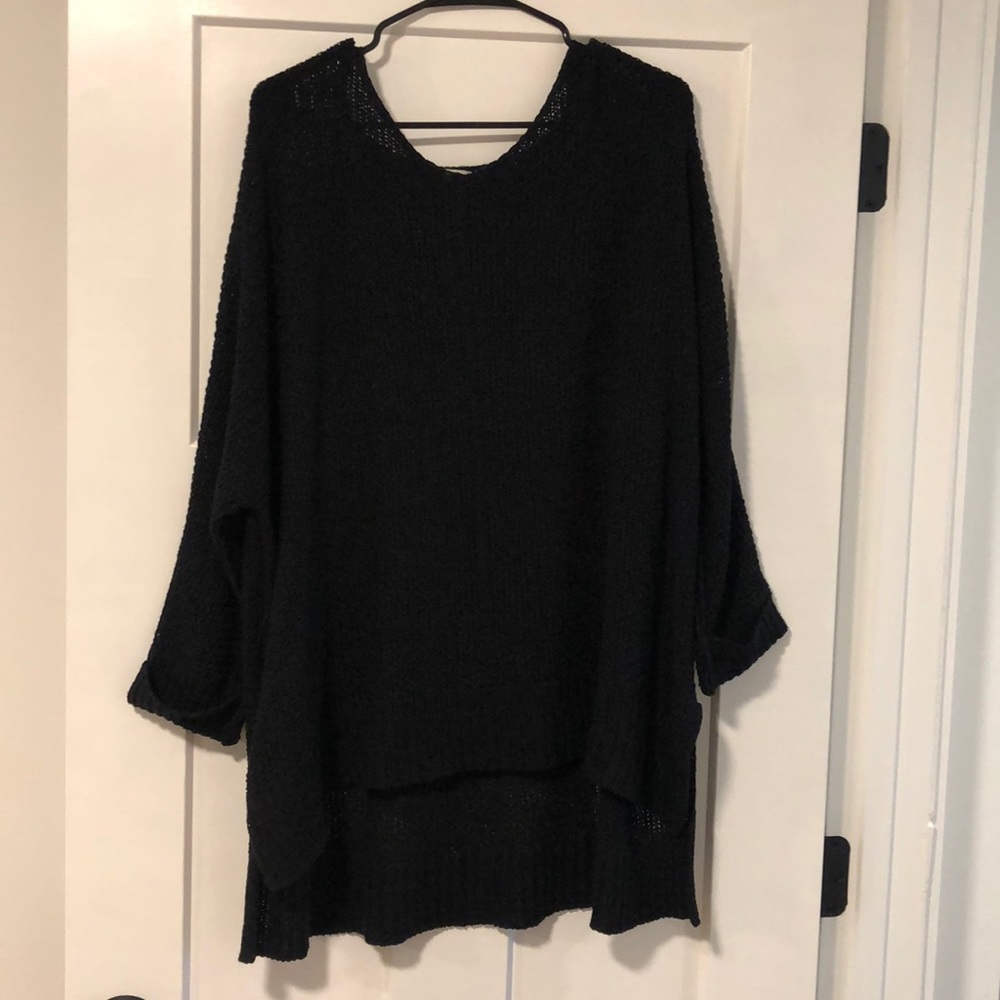 High low sweater